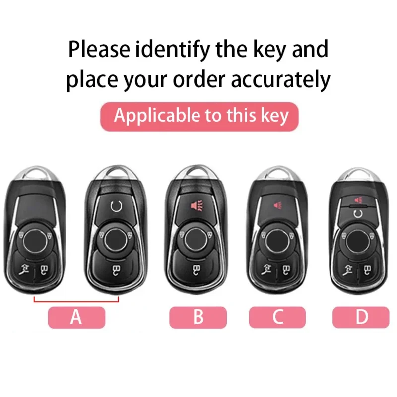 Suitable for Buick Regal keycase Lacrosse GL8 Encore GX Enclave GL6 Velite6 Envision keycover key shell keychain buckle