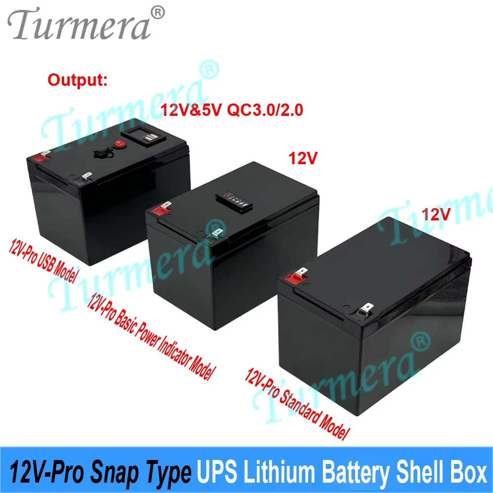 12V Pro Battery 21700 Box Set Snap Type 3S6P 40A BMS Customize Capacity Displayer 2*USB 5V Power Bank Controllable Dual-Channel