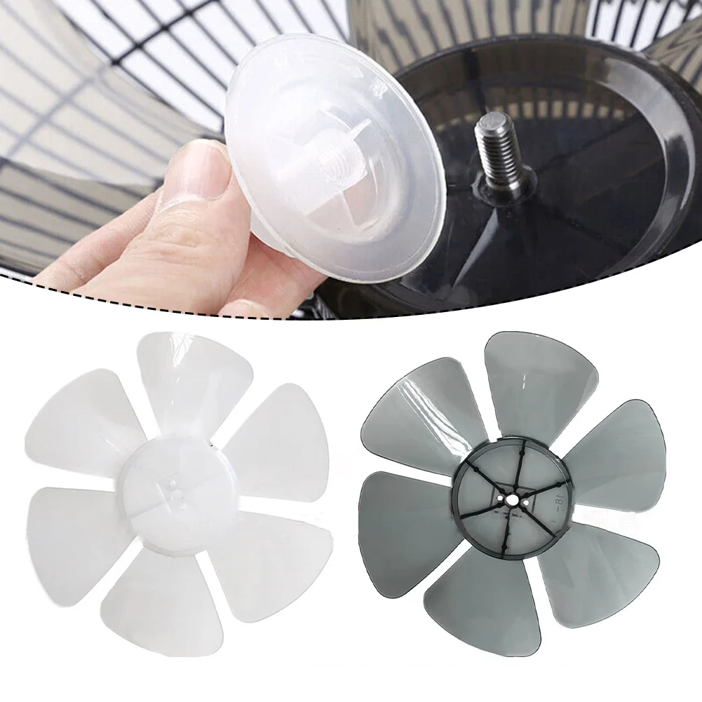 10-Inch Plastic Fan Blades 6-Blade Household Electric Fan Replacement Parts Excellent Resistance To High Temperatures PP Plastic