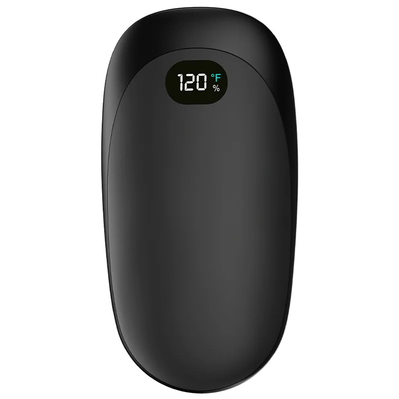 popular hand warmer portable USB charging 2-in-1 power bank intelligent large-capacity temperature display hand