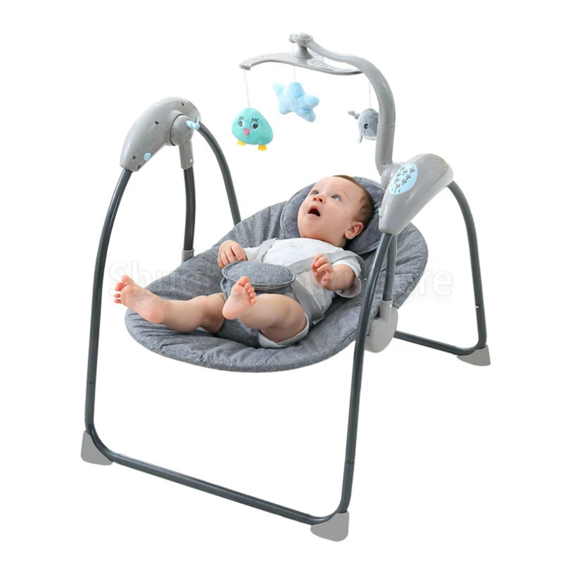 

Swing Beds Cute Cartoon Toy Baby Furniture Electric Control Baby Rocking Sleeper Chair Music Baby Swing Bed