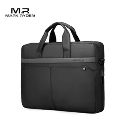 Mark Ryden-Bolso para ordenador portátil para hombre, maletín de diseñador, bolso de hombro de lujo para negocios, almacenamiento de oficina