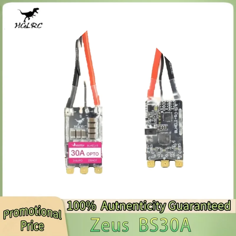 

HGLRC 30A 30AMP 3-5S BLHELIS 16.5 BB2 DSHOT600 Бесщеточный ESC для RC FPV Racing Freestyle Drone
