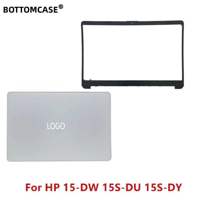 BOTTOMCASE New For HP 15-DW 15S-DU 15S-DY LCD Back  Front Bezel L52112-001 AP2H8000200 Silver