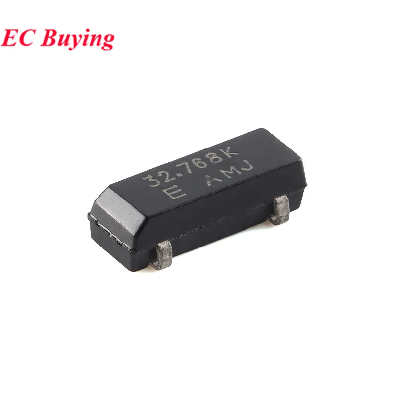 10pcs/lot 8032 32.768K Hz 32.768KHz 32.768 KHz SMD Passive Crystal Oscillator ± 20ppm 12.5Pf 8.0*3.2 8.0x3.2