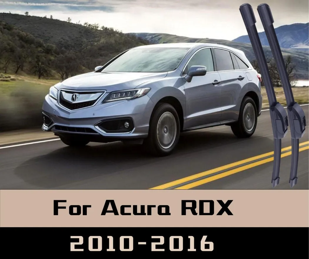 

2Pcs For Acura RDX 2010-2016 Wiper Front Wiper Blades Windshield Windscreen Window Brushes Boneless front wipers