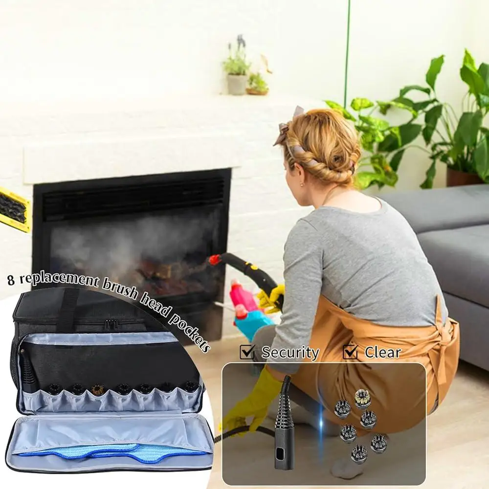 Прочная сумка для переноски Dupray Аккуратный пароочиститель Просторий органайзер для хранения Регулируемый плечевой ремень Защитный чехол Пароочиститель