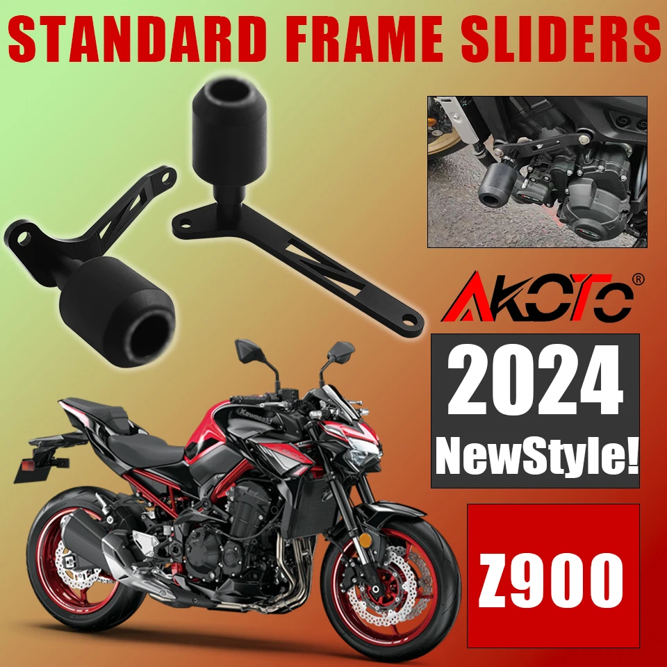 

Motorcycles Engine Frame Sliders Crash Pad Falling Protector Guard FOR KAWASAKI Z900 2017-2023 Z 900 Accessories