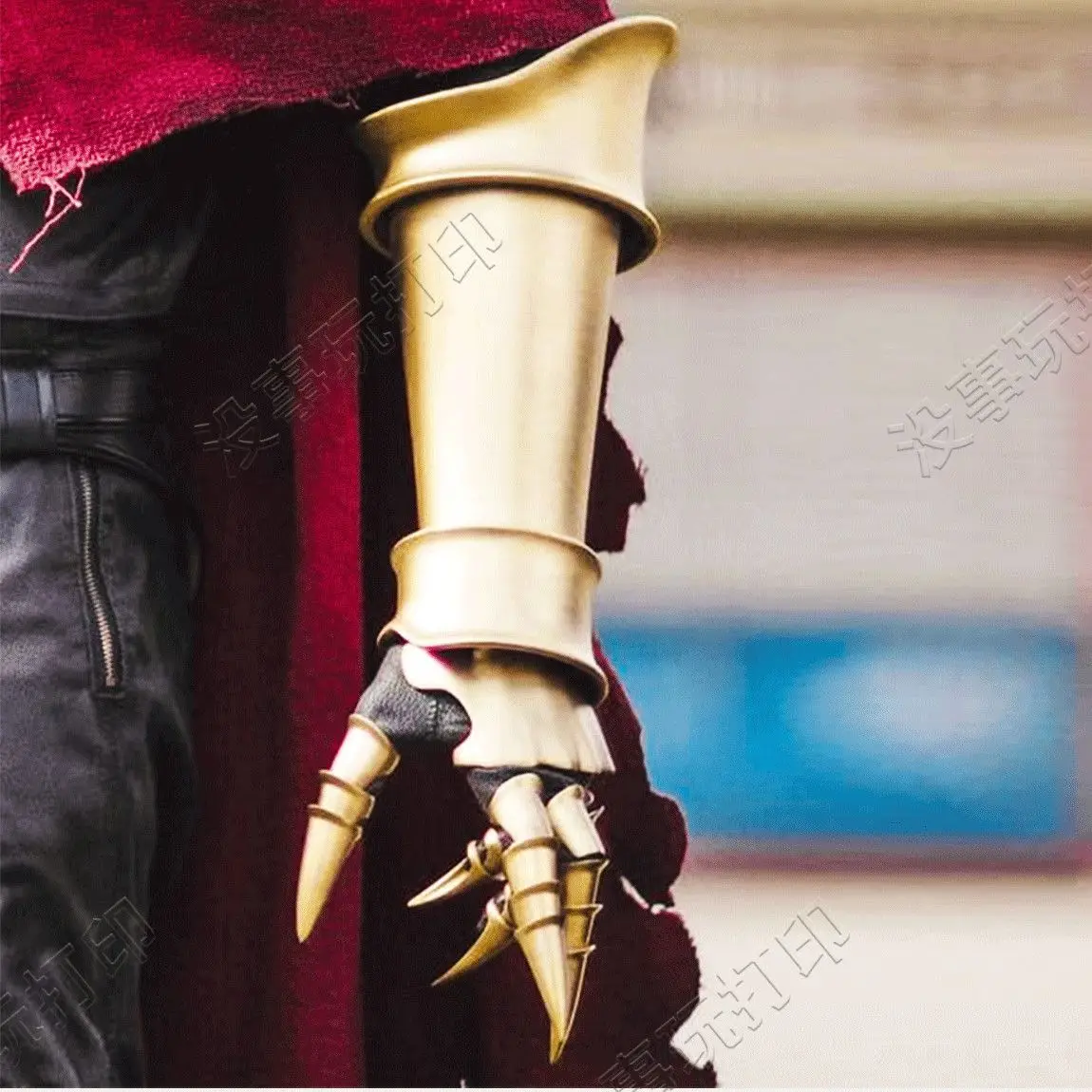 Wearable Articulated Gauntlet Arm Armor DIY Kit Custom Color 3D Printed Movable Claw Fingers w/ Glove Gothic Knight Cosplay
