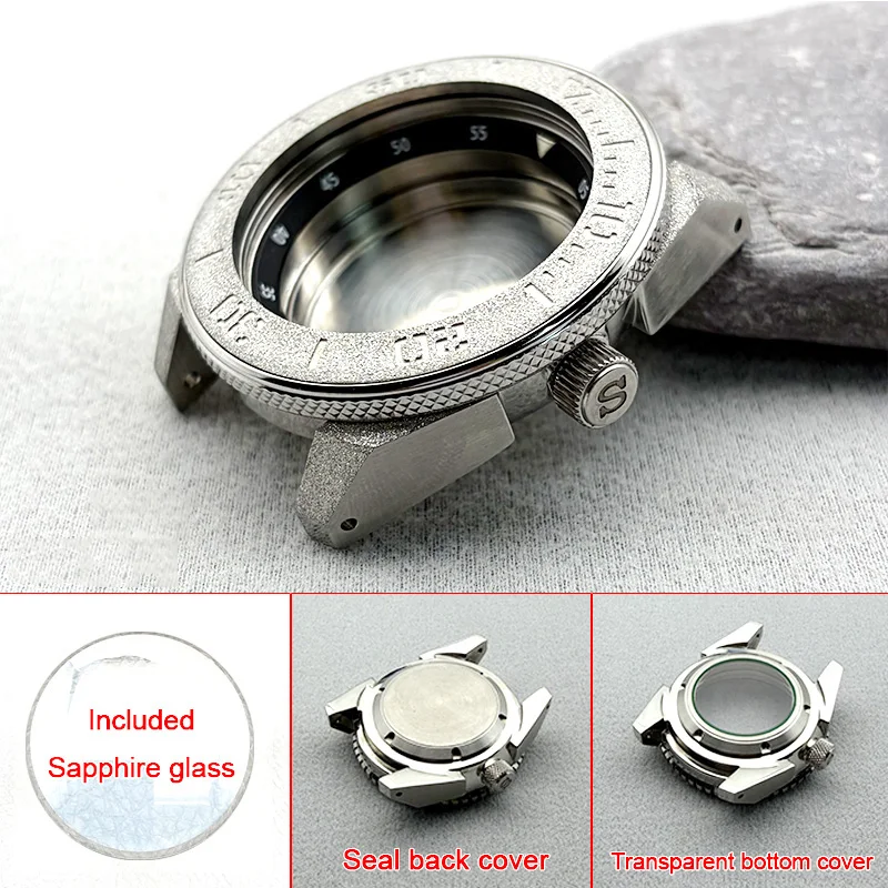 

Корпус для часов Mod King SRPF Samurai 45 мм, совместимый с механизмами NH35, NH36, 7S, 4R, водонепроницаемость 20ATM, для мужских дайверских часов, замена корпусов, индивидуальный дизайн.