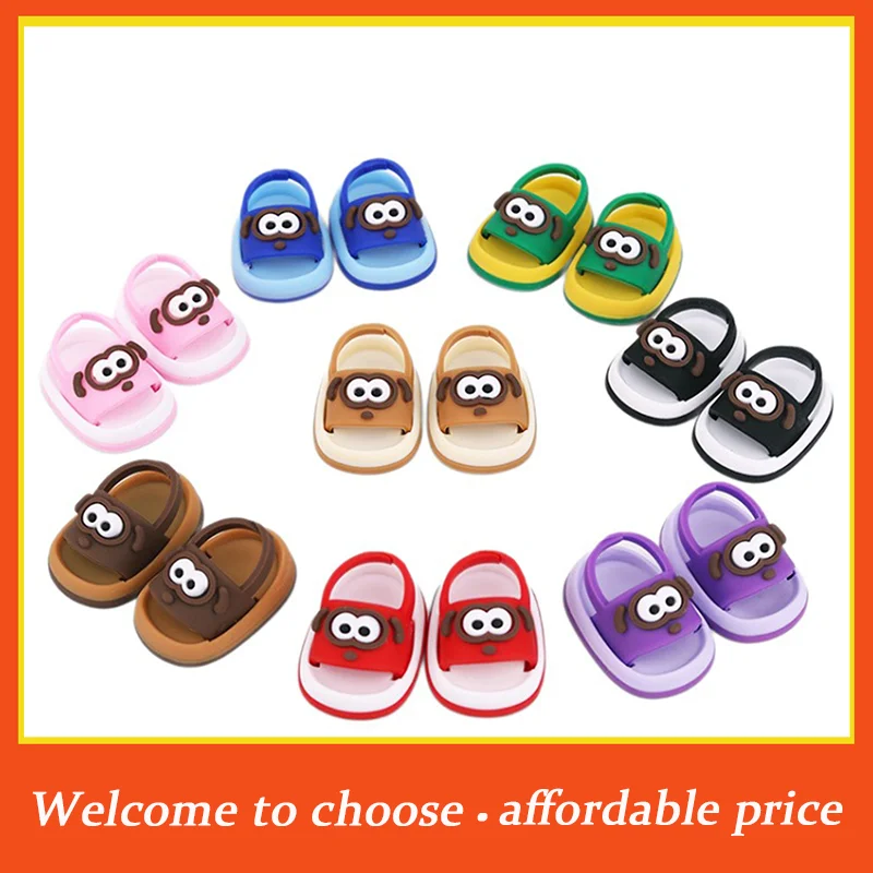 XM 1pc Mini Finger Shoes Clothing Accessory PVC 15/17cm Doll Shoes Plastic Mini Shoes For Dolls For 6.9 Inch Dolls Doll