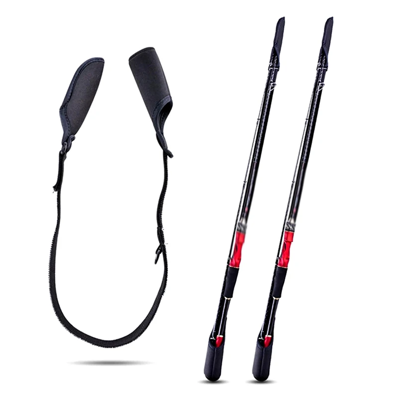 قابل للتعديل الصيد رود حقيبة التخزين المحمولة الصيد رود حزام الكتف الصيد رود حزام حامي بكرة الصيد الملحقات #2