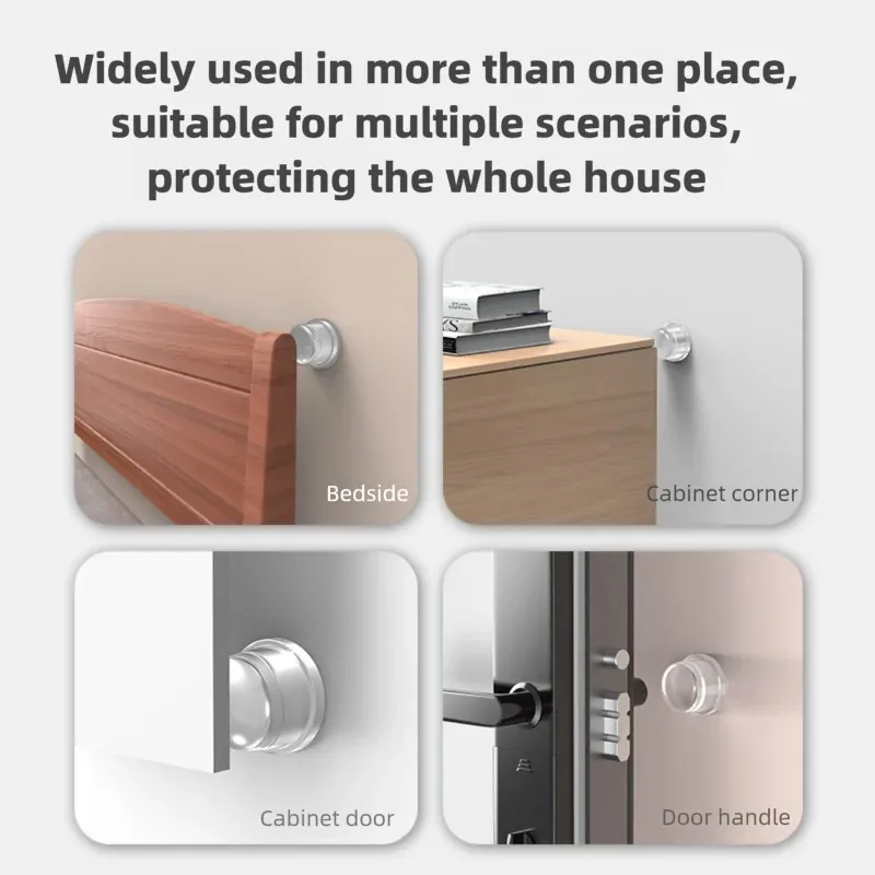 

Напольные дверные упоры, буфер, силиконовый гель, дверной упор, прозрачный настенный глушитель, нескользящий дверной бампер, защитная накладка для мебели