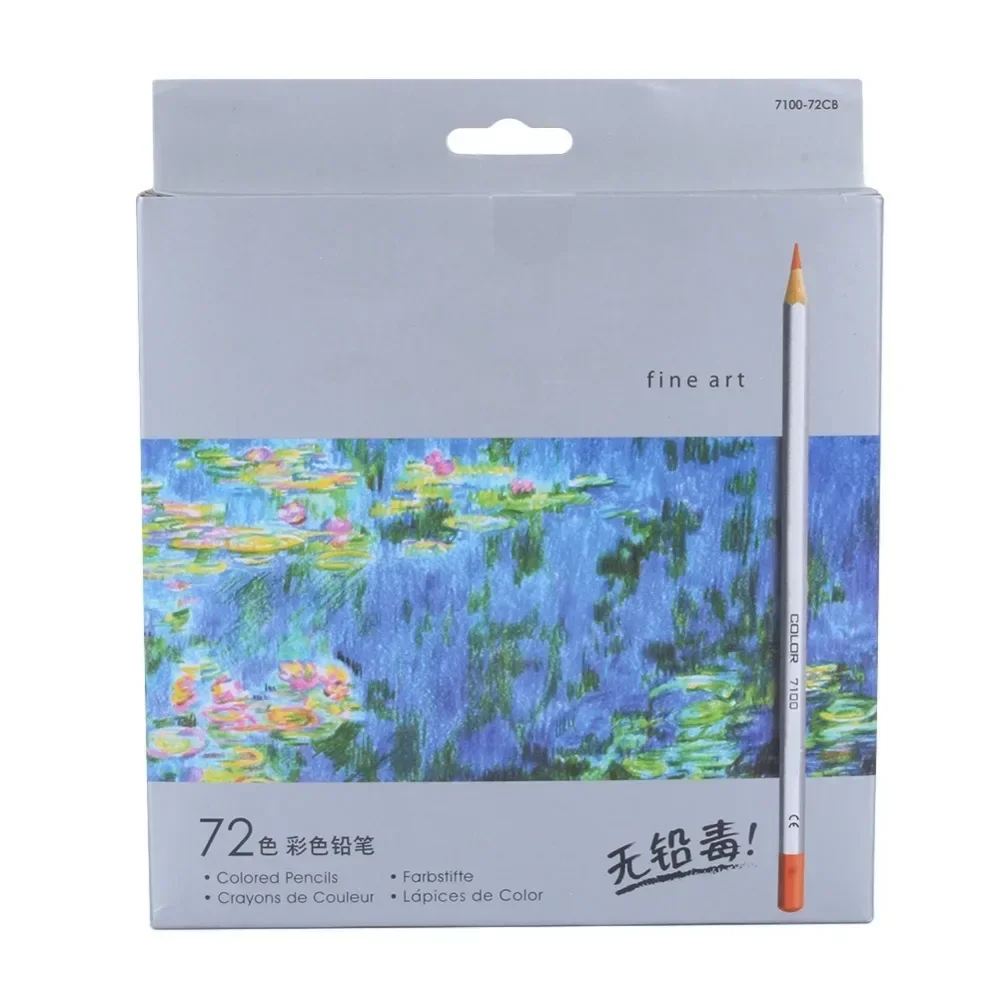 

72 Color Professional Oil Base Pencils Set NOn toxic Art Drawing Sketc