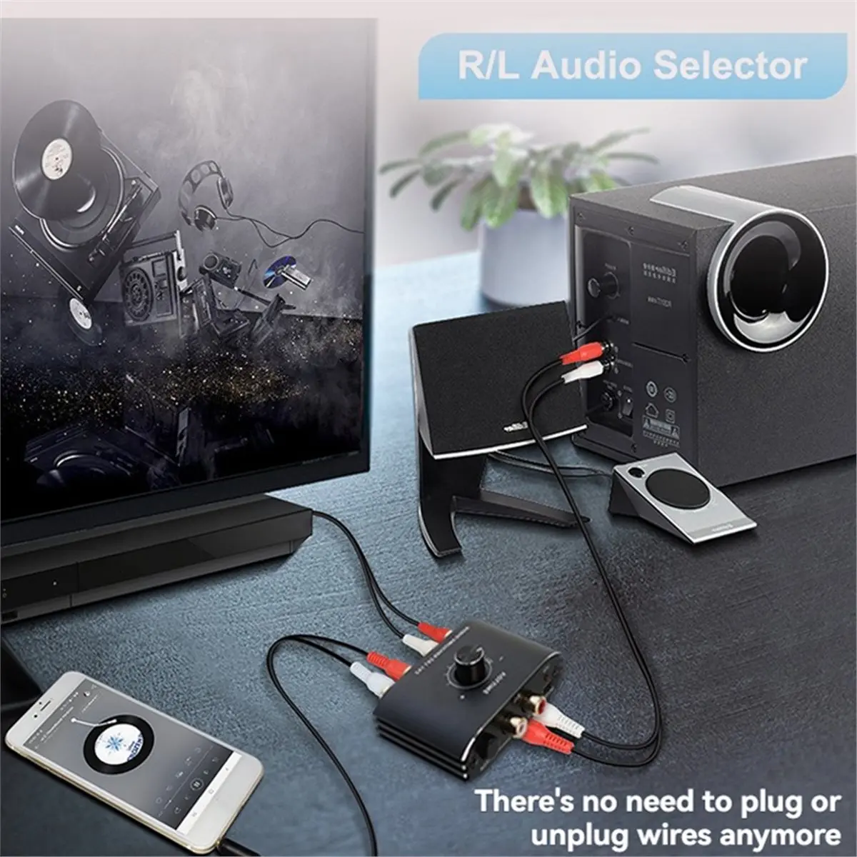 2 Way Rca Stereo Au…