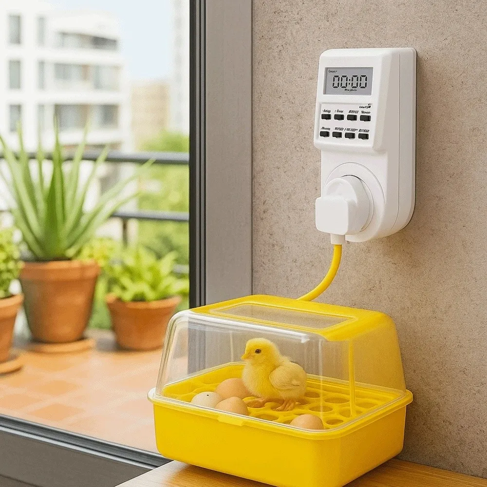 UK Plug Digital Timer Switch Multi-functional Digital Display Timer Socket Wall Plug-in Energy Saving Timer Switch Lamp Control