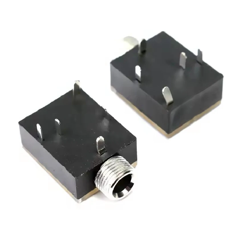 Audio Jack PCB Mount Sockets 5 Pin 3.5mm for Guitar Pedals and Audio Interfaces