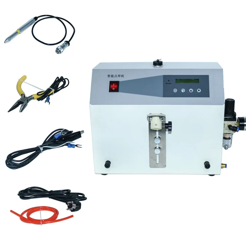 Desktop Jewelry Welding Machine Pulse Sparkle Spot Gold And Silver Processing Weldering Machine Spot Welding 2 in 1 station