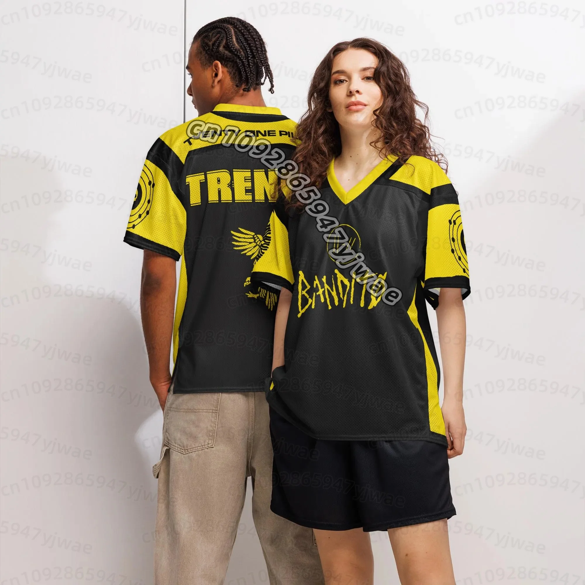 2026 World Tour Mixed Mesh Jersey Twenty One Pilots Band fans  Clikies gift t-shirt women Men short sleeve T-Shirt - view 4