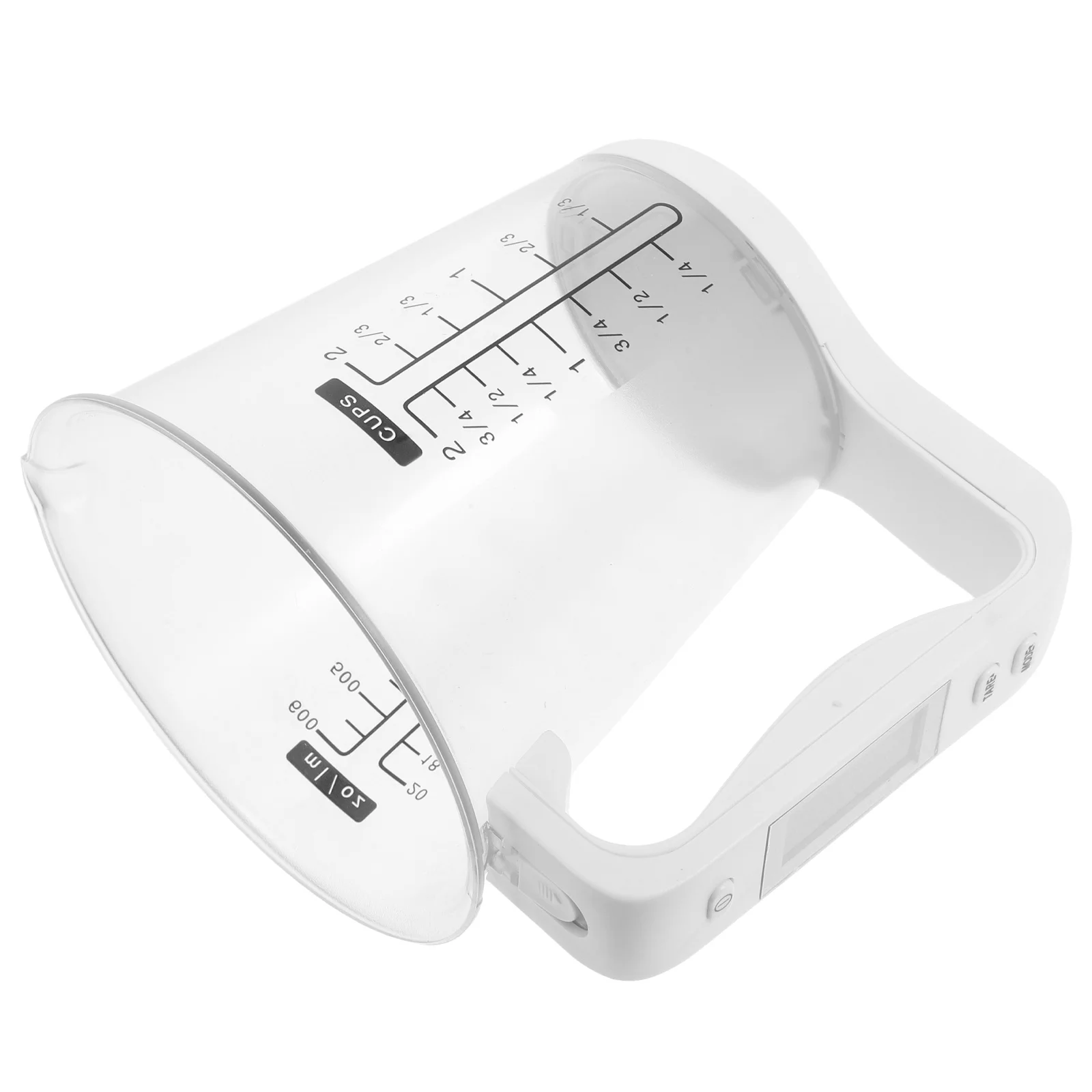 

Digital Measuring Cup Scale with LCD Display 16x15x15cm High Precision Kitchen Weighing Instrument for Cooking Baking