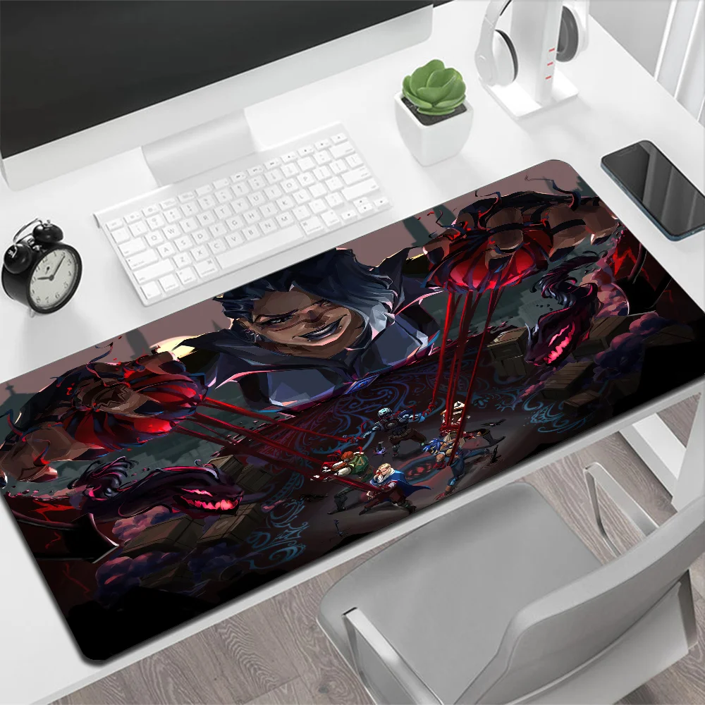 VALORANT Fade Large Mouse Pad Gaming Mouse Pad PC Gamer Computer Mouse Mat Big Mousepad XXL Carpet Keyboard Desk Mat Mause Pad