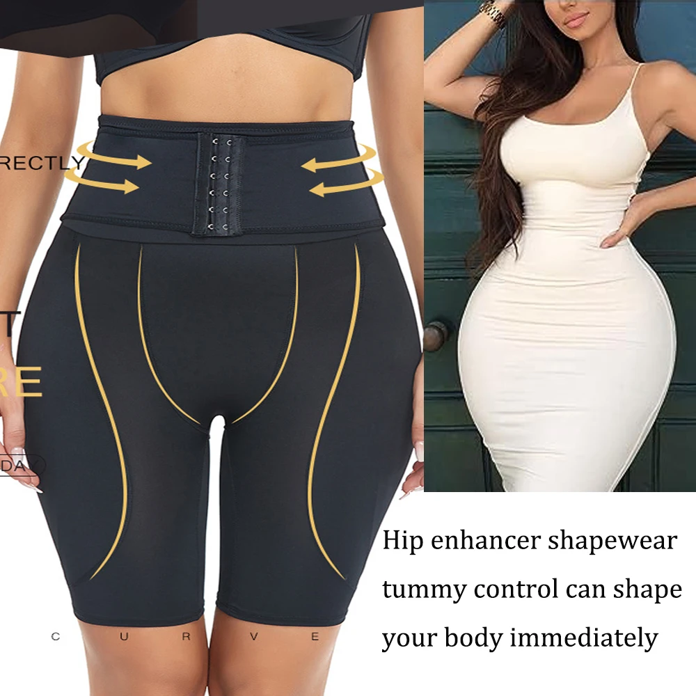 Hip Enhancer Shapewear Butt Lifter with Hip Pads Shaper Panties Women High Waist Body Shaper Butt Pad Fake Ass Underwear