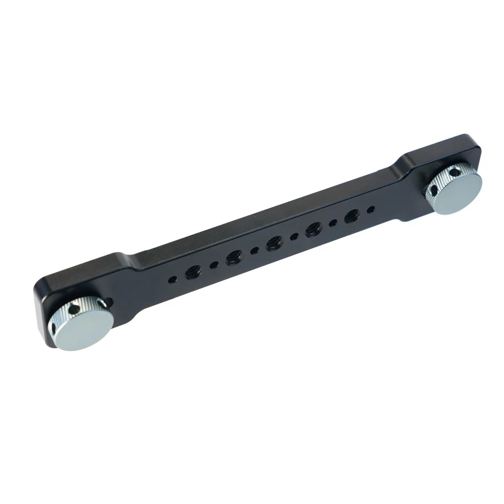 BGNing Aluminium-Horizontalverlängerungsstange mit 1/4-Zoll-Schraube und Arri-Positionierloch für DJI Pocket4 Handy-Fill-Light-Stativstange – Detail 3