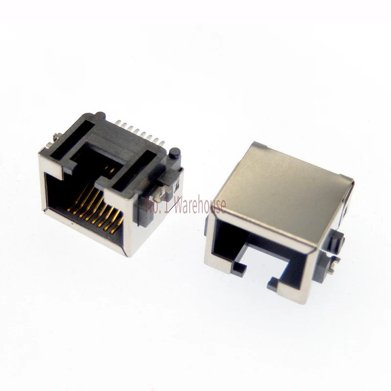 

5/10 PCS RJ45 SMT Network Ethernet Female Socket SMD 56 Female Jack Connector 8P8C