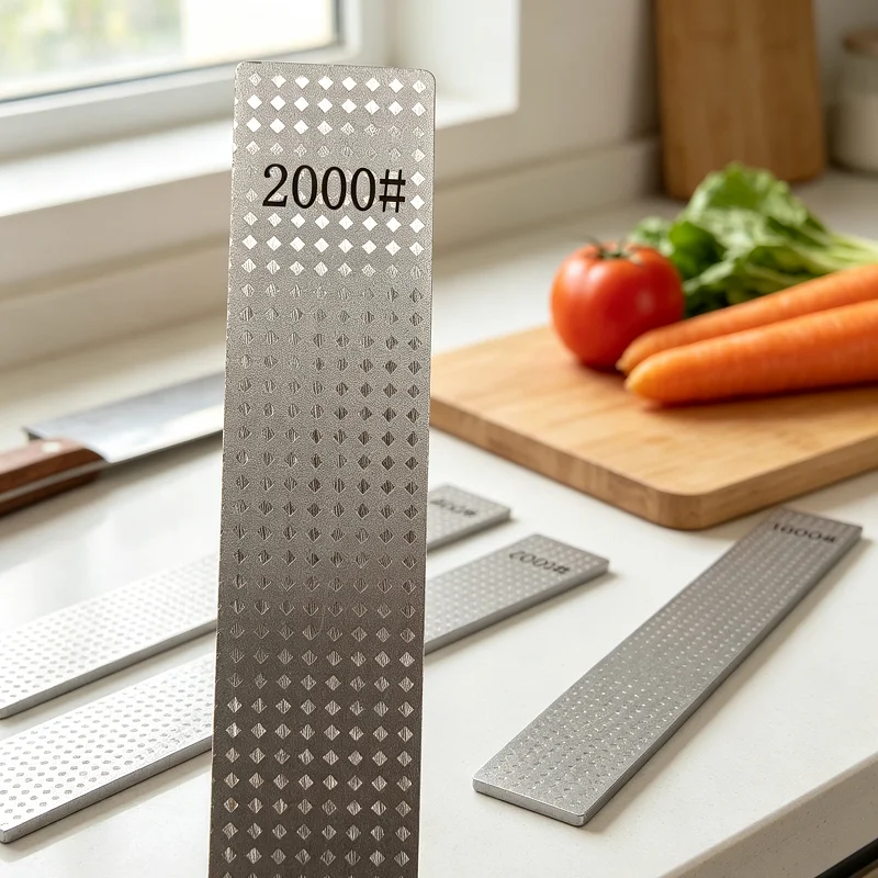 240-2000# Grit Starry Surface Baseless Diamond Whetstone Professional Knife Sharpener for Kitchen and Woodworking DIY