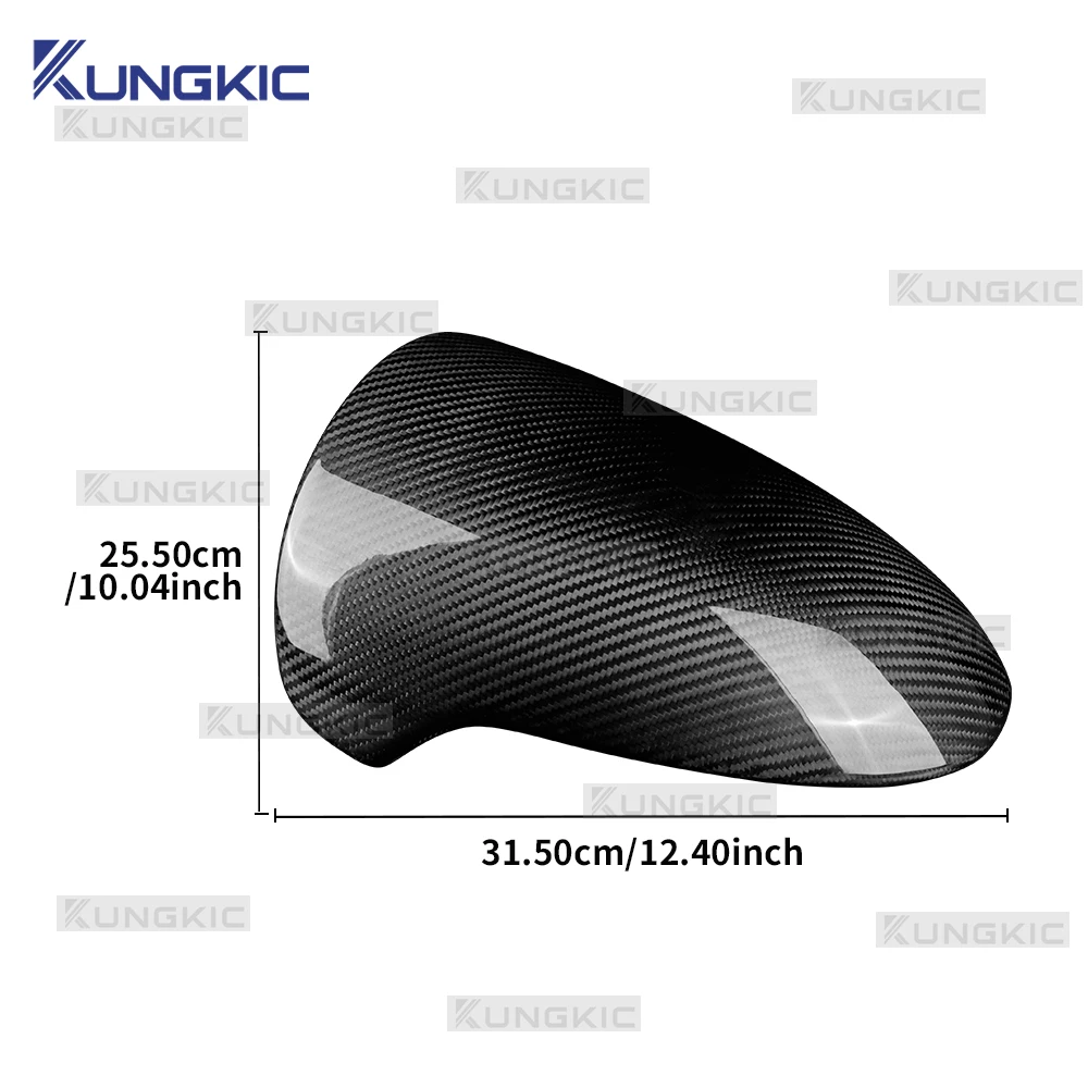 For Abarth 595 695 2012 2013 2015 2016 2017 2018 2019-2024 LHD RHD Hard Dry Carbon Fiber Car Dashboard Speedometer Panel Sticker