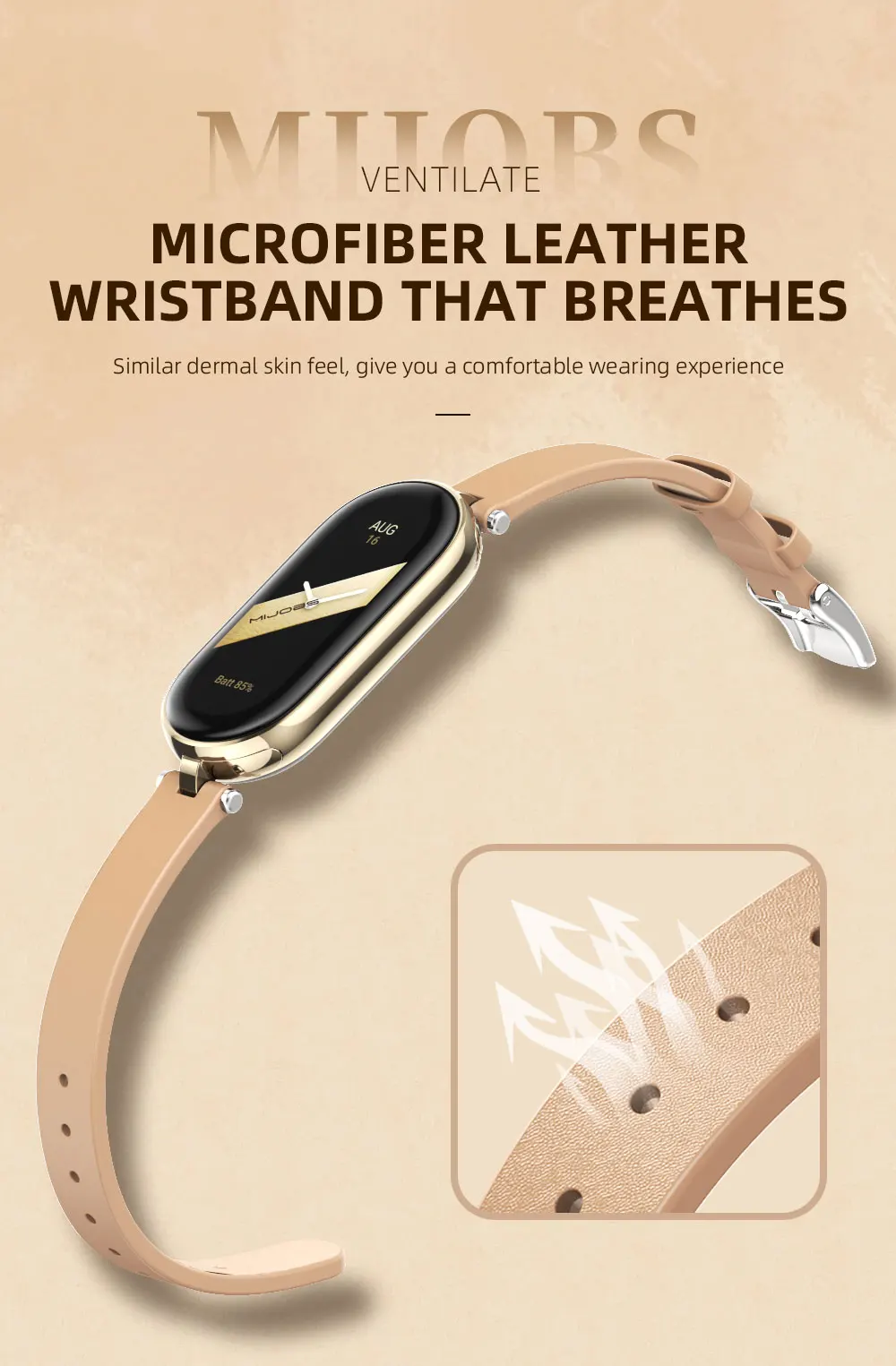 Damenarmband für Mi Band 11 10 9 8 7 6 5 Armband für Xiaomi Smart Band 10 Armband für Mi Band 9 Handgelenkband für Mi Band 8 Correa – Detail 13