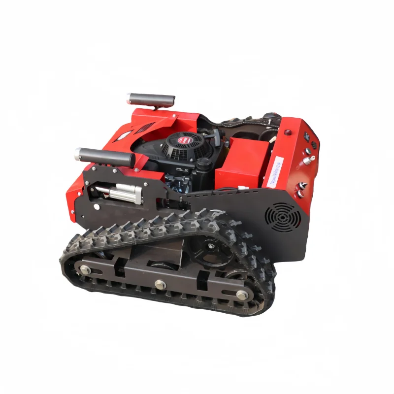 Crawler Remote Controlled Electric Self - Propelled Multifunctional Grass Cutter  Lawn Mower