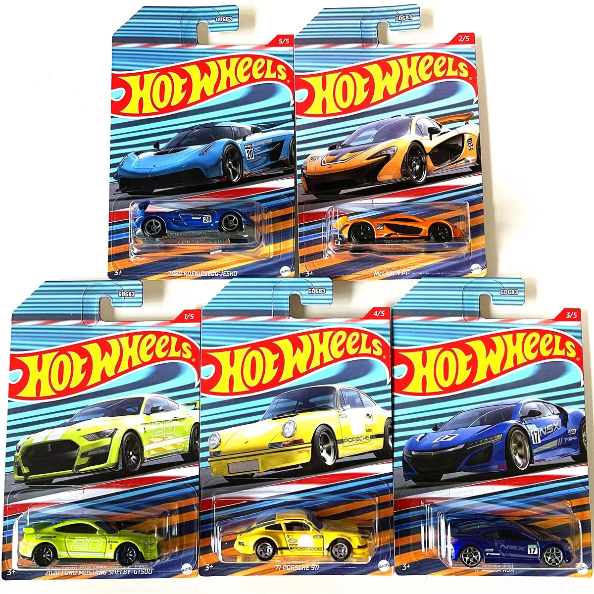 5 Pack Original Hot Wheels Cars Cars Disney 1/64 Miniature HotWheels Diecast  Model Car Hoteelws Hotweheels Cart Hot Wells GDG83