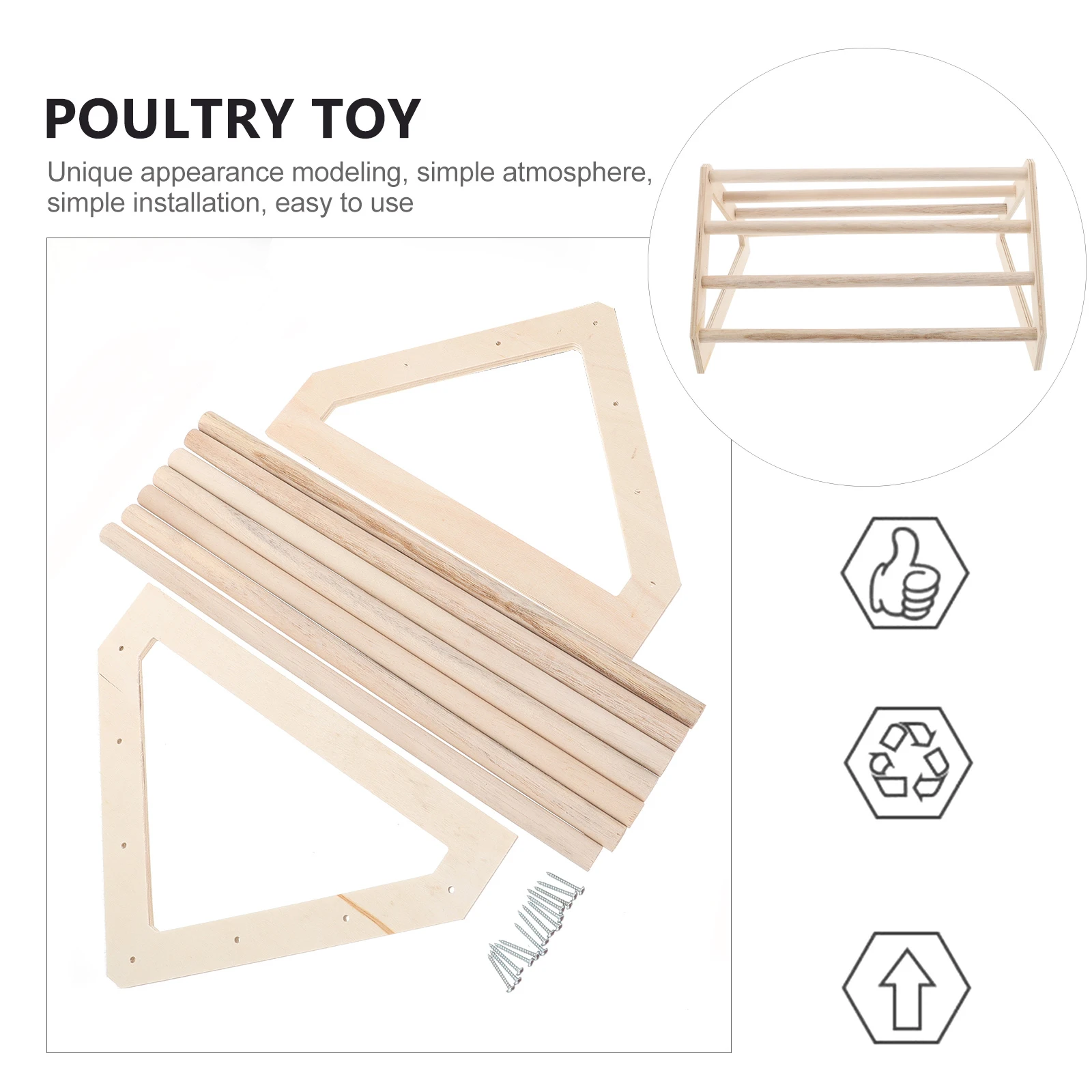 

Chicken St St Wood Chicken Wood St Baby Chick St Swings Parrot Perch Bird Perch Toys Bird Cage Accessories