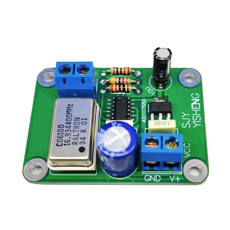 DLHiFi HIFI Active Clock 16.9344M Active Crystal Oscillator Finished Diy Kit Board For CD DAC USB Decoder