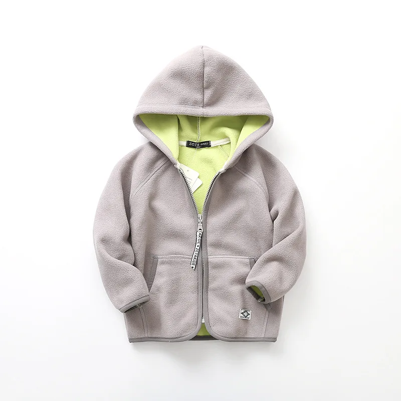 

От 1 до 8 лет, осенне-зимнее новое простое однотонное пальто с длинными рукавами для маленьких девочек, милая детская одежда с капюшоном