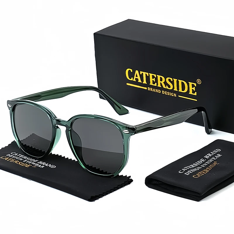 Caterside Retro polygonale Sonnenbrille Herren Punk Modemarke entworfen gute Qualität Frauen Sonnenbrille Reises port Party UV400 – Detail 6