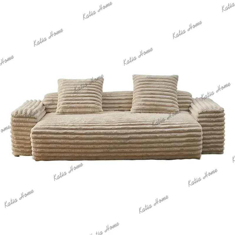 Factory Direct Minimalist Classic Living Room Sofas White Modern Luxury Sectional Living Room Sofas Puff Soft Divano Angolare Mo