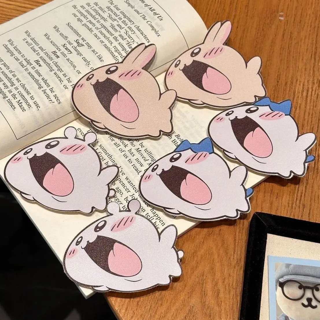 

Cute Chiikawa Cartoon Magic Hair Stickers Invisible Bangs Stickers Girls Hair Decals for Broken Hair Fixing & Styling Decoration