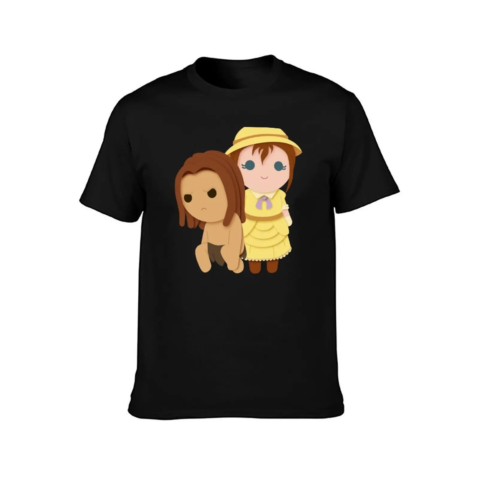 Chubby Tarzan and Jane T-Shirt Basic Lightweight Short Sleeve Tee T-Shirt