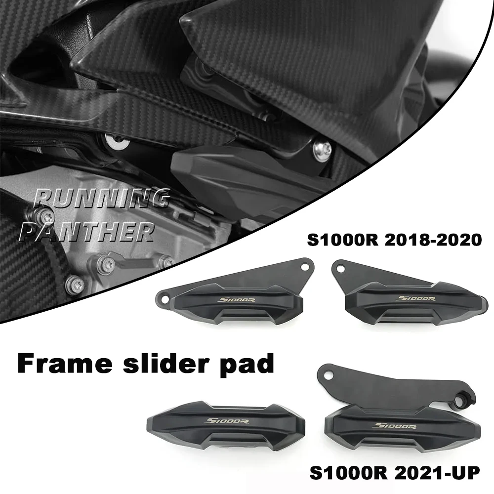 

Frame Sliders Pad Protector Guard Anti-Fall Glue Falling Protection Pads Set For BMW S1000R 2018-2020 2021-2024 M1000R 2023-2024