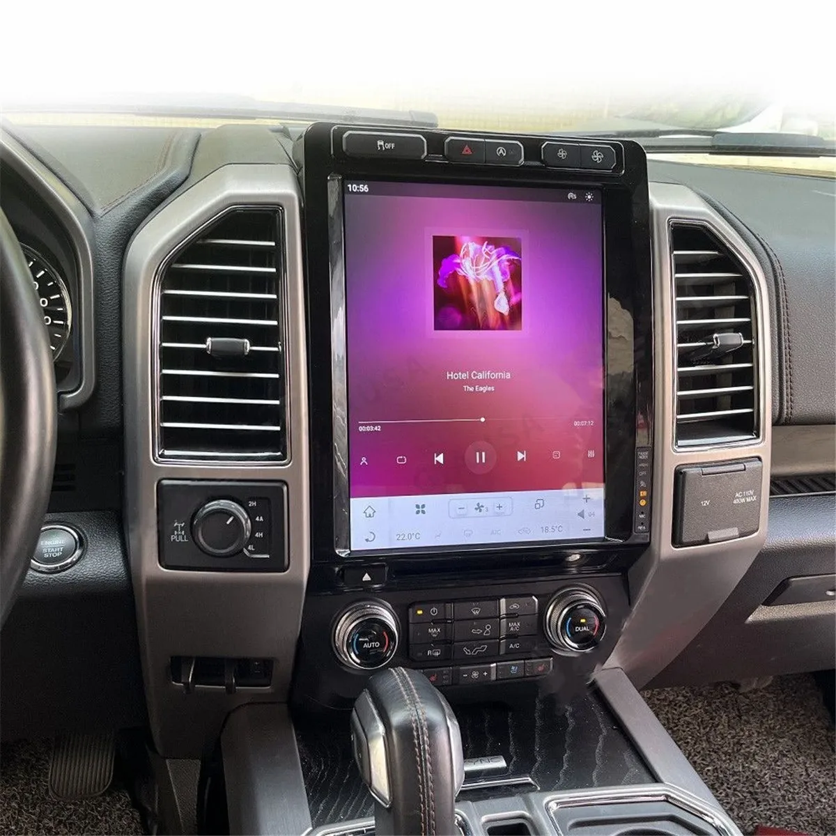 Android 11 Vertical Big Screen For Ford Raptor F150 F250 F350 F450 F650 2015 - 2019 Car Radio Multimedia Stereo Video Player GPS