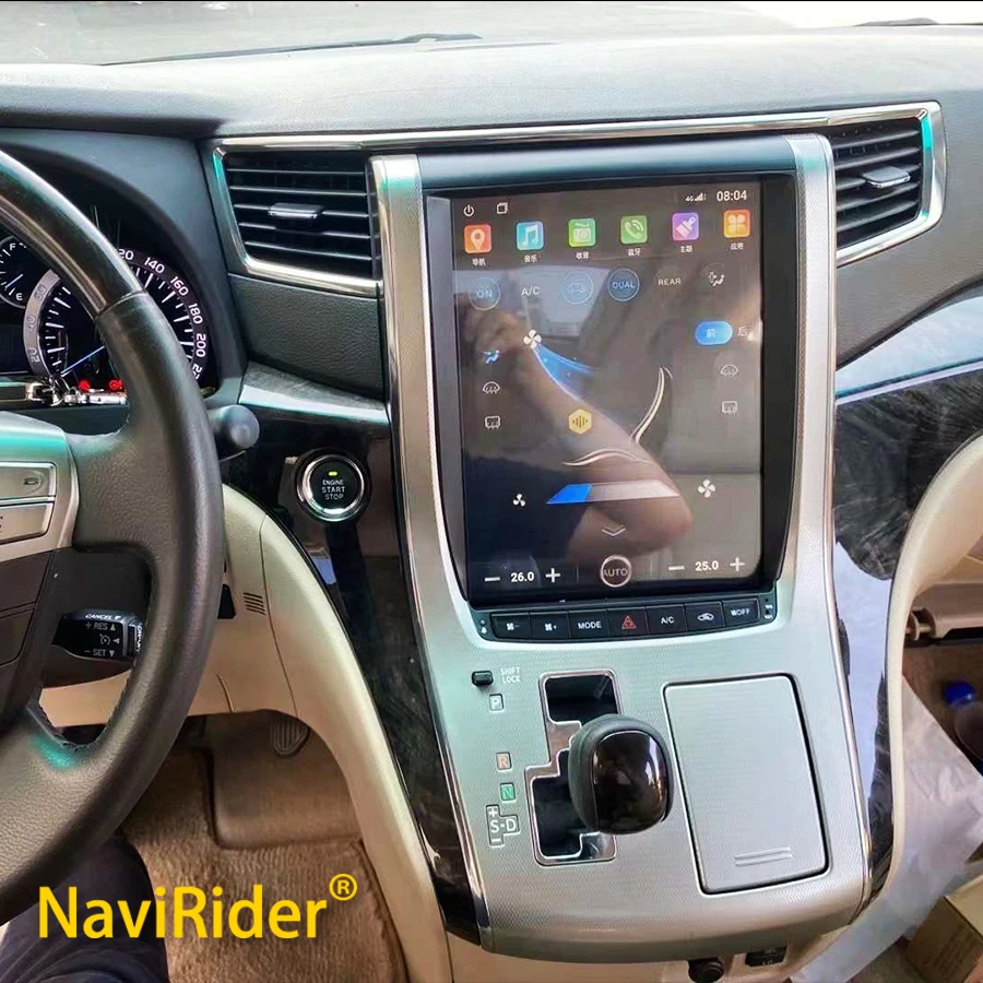 

Android 14 Tesla 12,1-дюймовый экран 128 ГБ для Toyota Alphard Vellfire 20, автомобильный радиоприемник, мультимедийный видеоплеер, навигация, GPS 2din 4G