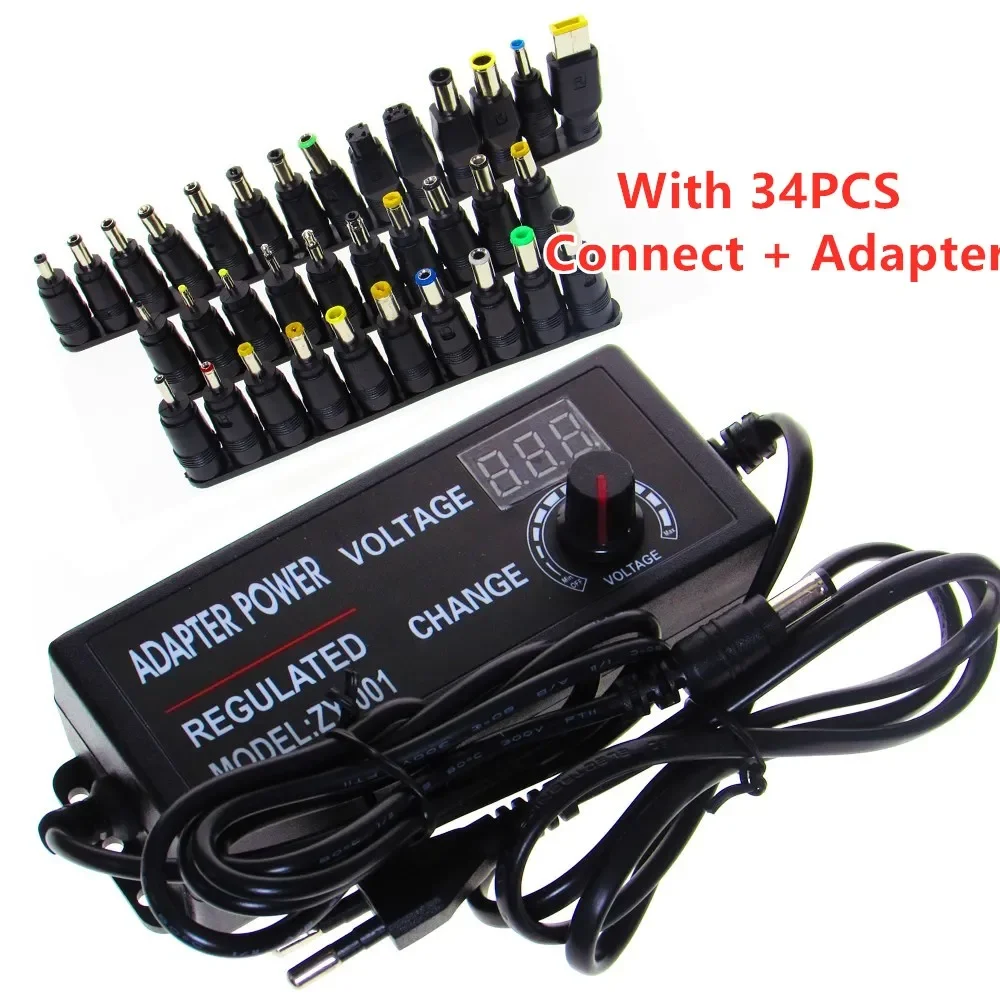 

AC DC Power Supply 3V 9V 12V 24V 36V 2A 3A 5A 10A Lighting Transformer 220V To 12V Led Adjustable Power Supply Adapter 12 V Volt
