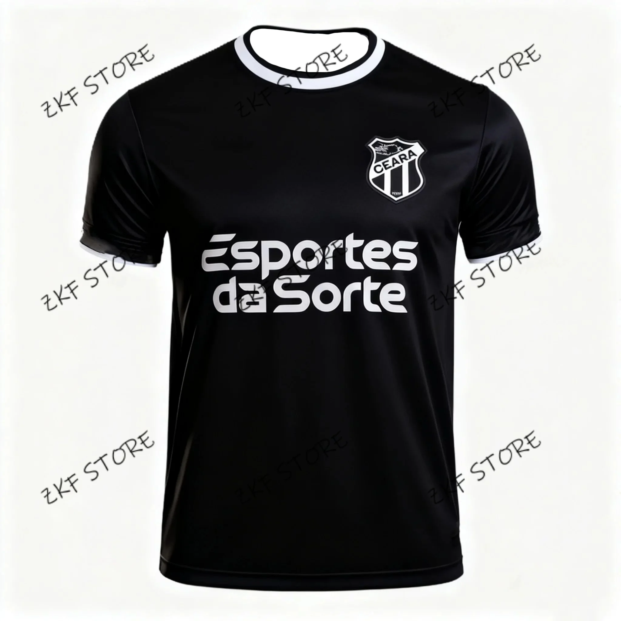 

Футболки для домашней и выездной игры Cearasc 25-26, спортивные футболки с 3D-печатью и коротким рукавом, подходят для взрослых и детей.