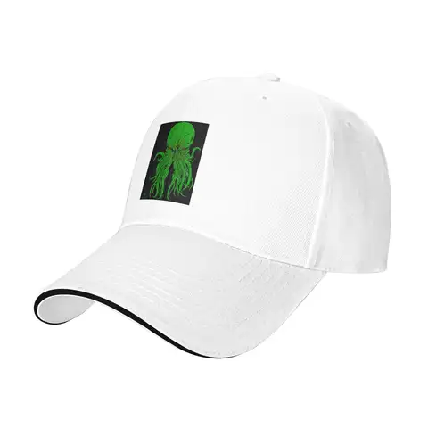 Cthulhu Octopus Sea Monster Vintage Cap Casual Baseball Caps Adjustable Hat Hip Hop Summer Unisex Baseball Hats Customizable