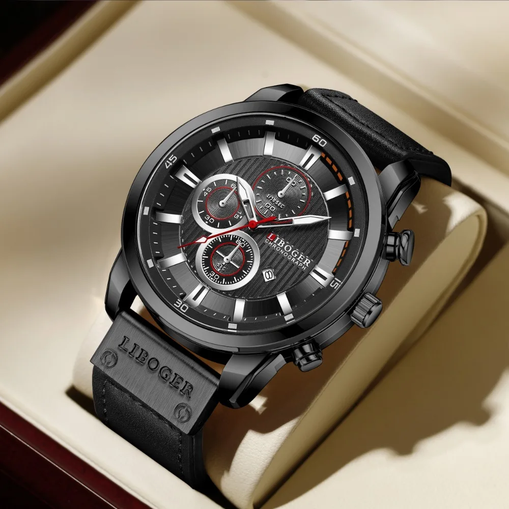 1Pc Fashionable Men's Quartz Watch, Round Dial, Suitable For Formal And Casual Occasions, Luxurious Business Watch