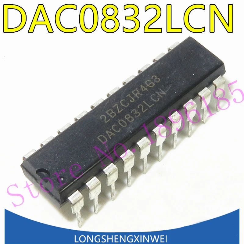 

1pcs/lot DAC0832LCN DAC0832 DIP-20 DAC0830/DAC0832 8-Bit P Compatible Double-Buffered D to A Converters