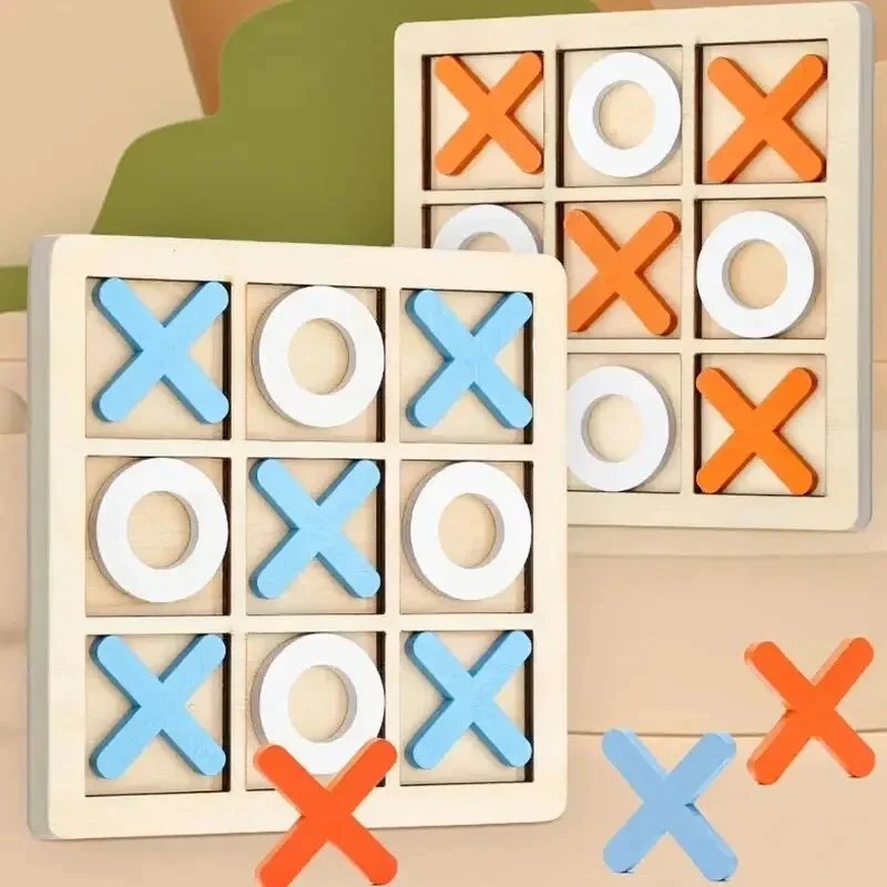 

This Classic Tic-Tac-Toe Game Is A Perfect Gift For Children And An Educational Toy That Cultivates Patience And Concentration.