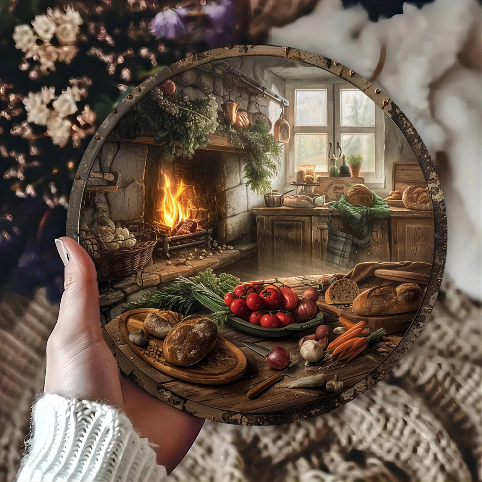 2D جولة خشبية الغذاء الحلوى الشواء البيرة لافتة مطعم باروتور حديقة الديكور نزهة الديكور صور الدعائم الهدايا